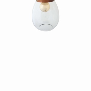 Lampa wisząca Lute Ø22cm clear copper - Ebb&Flow – Lampy Lute | bihome.pl