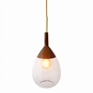 Lampa wisząca Lute Ø22cm clear copper - Ebb&Flow – Lampy Lute | bihome.pl