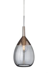 Lampa wisząca Lute Ø31cm smokey grey platinum - Ebb&Flow – Lampy Lute | bihome.pl