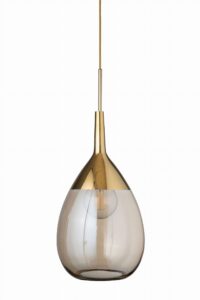 Lampa wisząca Lute Ø31cm golden smoke gold - Ebb&Flow – Lampy Lute | bihome.pl