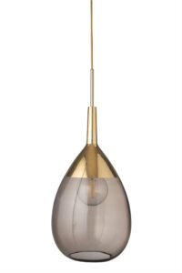 Lampa wisząca Lute Ø31cm chestnut brown gold - Ebb&Flow – Lampy Lute | bihome.pl