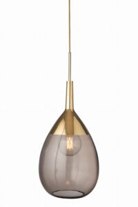 Lampa wisząca Lute Ø31cm chestnut brown gold - Ebb&Flow – Lampy Lute | bihome.pl