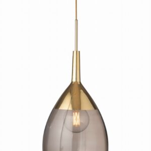 Lampa wisząca Lute Ø31cm chestnut brown gold - Ebb&Flow – Lampy Lute | bihome.pl