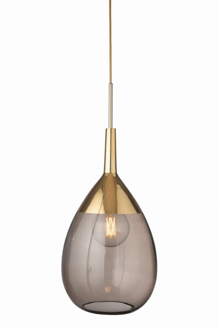 Lampa wisząca Lute Ø31cm chestnut brown gold - Ebb&Flow – Lampy Lute | bihome.pl