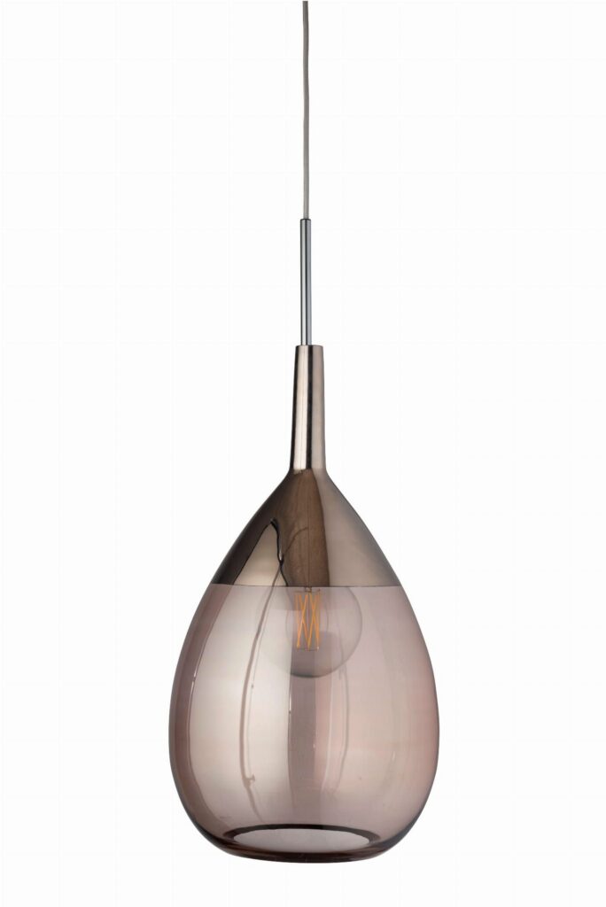 Lampa wisząca Lute ⏀31 Obsidian szkło Ebb&Flow – Lampy Lute | bihome.pl