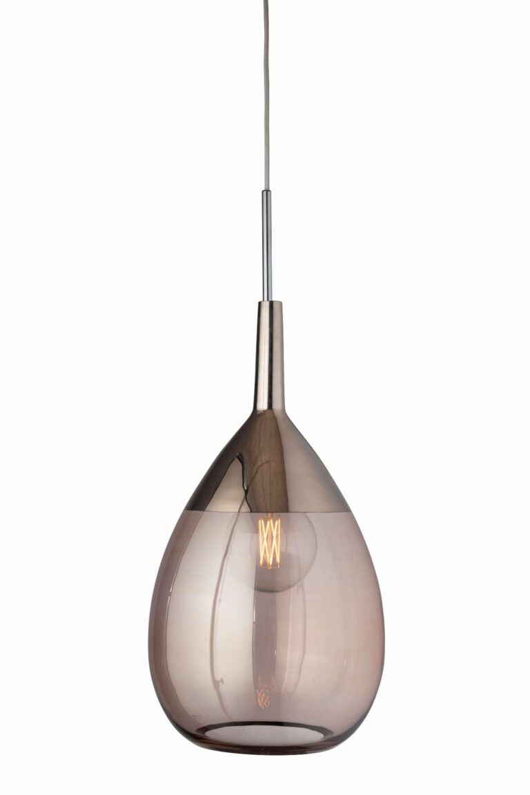 Lampa wisząca Lute ⏀31 Obsidian szkło Ebb&Flow – Lampy Lute | bihome.pl