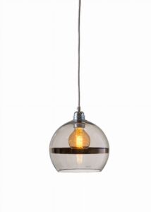 Lampa wisząca Rowan ⏀22 Smokey-Grey szkło Ebb&Flow – Lampy Rowan | bihome.pl