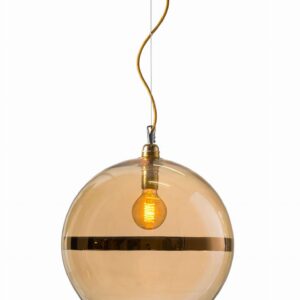 Lampa wisząca Rowan Ø39cm gold stripe on gold - Ebb&Flow – Lampy Rowan | bihome.pl