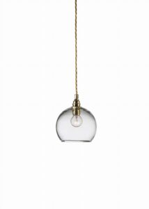 Lampa wisząca Rowan Ø15cm clear gold - Ebb&Flow – Lampy Rowan | bihome.pl