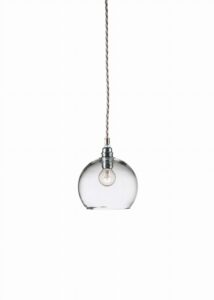 Lampa wisząca Rowan Ø15cm clear silver - Ebb&Flow – Lampy Rowan | bihome.pl