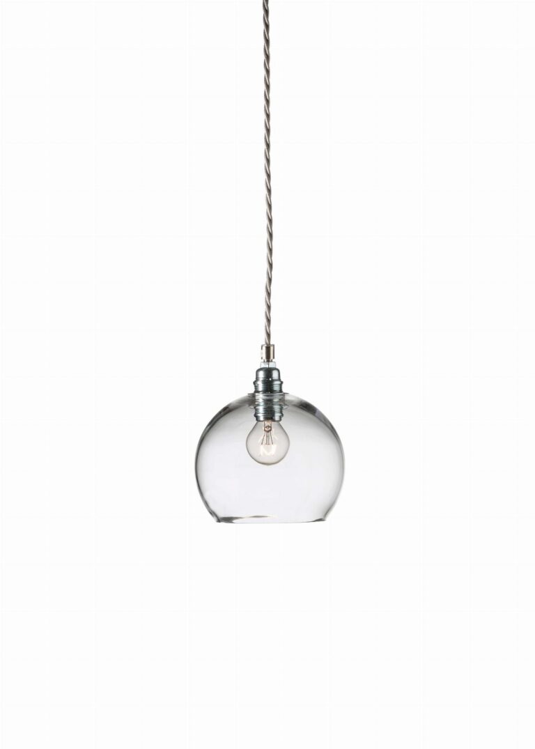 Lampa wisząca Rowan Ø15cm clear silver - Ebb&Flow – Lampy Rowan | bihome.pl