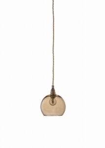 Lampa wisząca Rowan Ø15cm golden smoke - Ebb&Flow – Lampy Rowan | bihome.pl