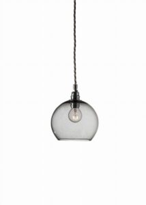 Lampa wisząca Rowan ⏀15 Smokey-Grey szkło Ebb&Flow – Lampy Rowan | bihome.pl