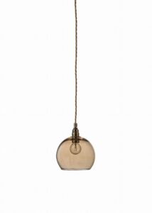 Lampa wisząca Rowan Ø15cm chestnut brown - Ebb&Flow – Lampy Rowan | bihome.pl