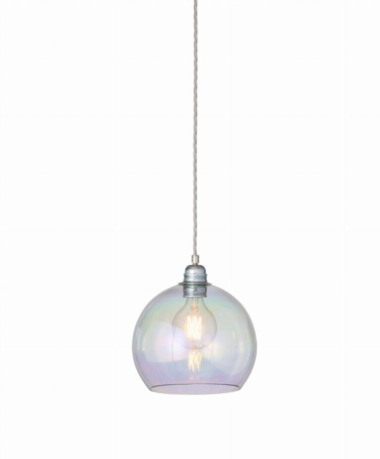 Lampa wisząca Rowan Ø22cm chameleon silver - Ebb&Flow – Lampy Rowan | bihome.pl