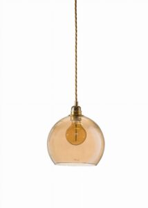 Lampa wisząca Rowan Ø22cm golden smoke - Ebb&Flow – Lampy Rowan | bihome.pl