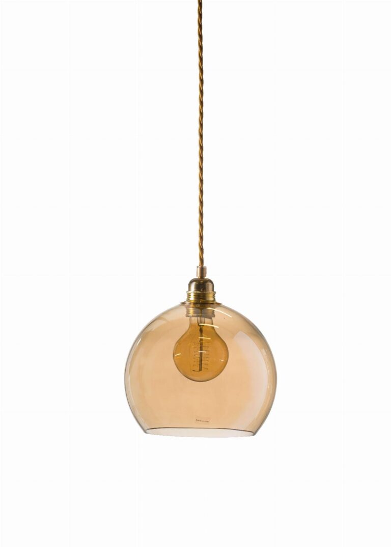 Lampa wisząca Rowan Ø22cm golden smoke - Ebb&Flow – Lampy Rowan | bihome.pl