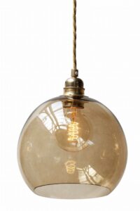 Lampa wisząca Rowan Ø22cm chestnut brown - Ebb&Flow – Lampy Rowan | bihome.pl