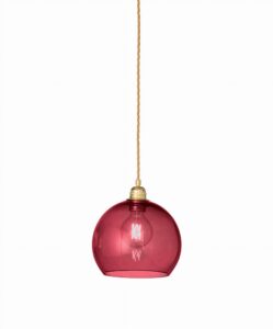 Lampa wisząca Rowan Ø22cm ruby - Ebb&Flow – Lampy Rowan | bihome.pl