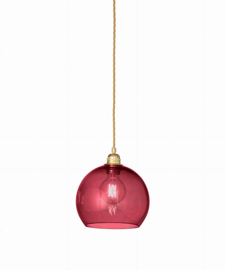 Lampa wisząca Rowan Ø22cm ruby - Ebb&Flow – Lampy Rowan | bihome.pl