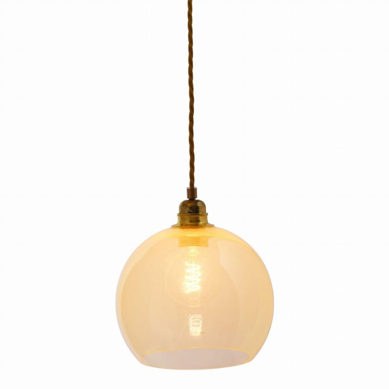 Lampa wisząca Rowan ⏀22 Alabaster szkło Ebb&Flow – Lampy Rowan | bihome.pl