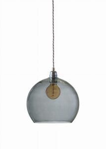 Lampa wisząca Rowan Ø28cm smokey grey - Ebb&Flow – Lampy Rowan | bihome.pl