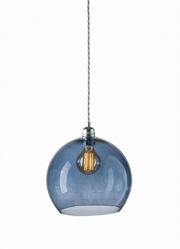 Lampa wisząca Rowan Ø28cm deep blue - Ebb&Flow – Lampy Rowan | bihome.pl