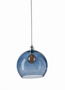 Lampa wisząca Rowan Ø28cm deep blue - Ebb&Flow – Lampy Rowan | bihome.pl