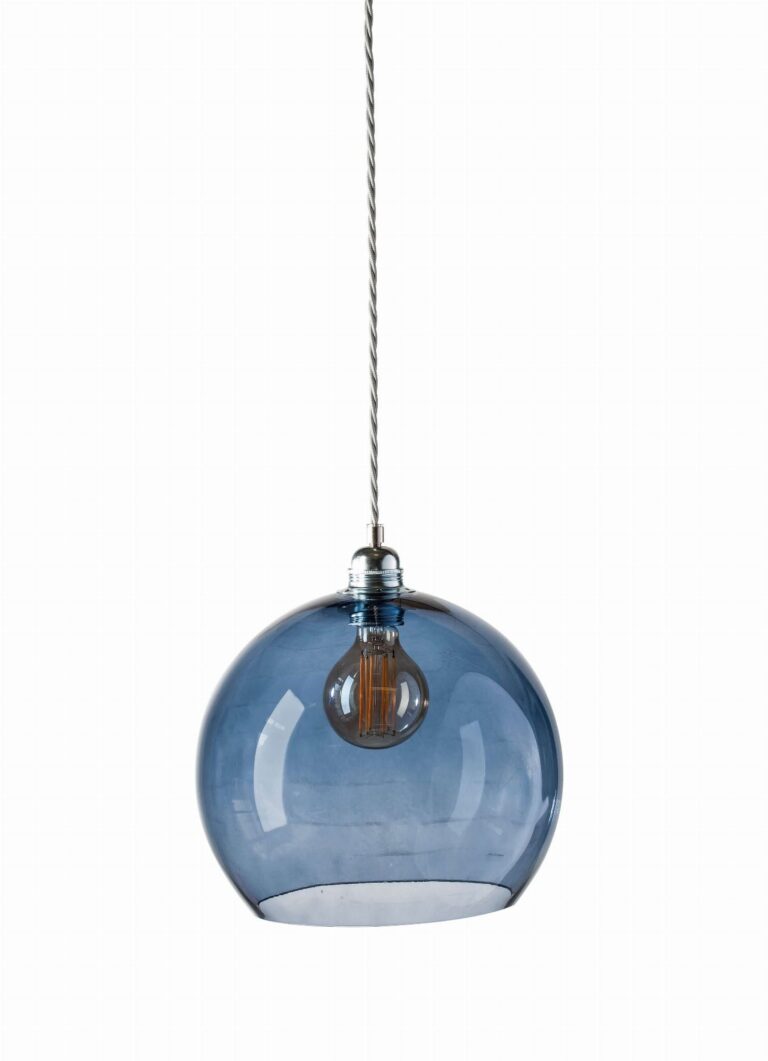 Lampa wisząca Rowan Ø28cm deep blue - Ebb&Flow – Lampy Rowan | bihome.pl