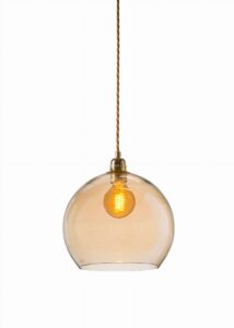 Lampa wisząca Rowan Ø28cm golden smoke - Ebb&Flow – Lampy Rowan | bihome.pl
