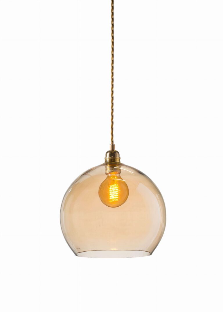 Lampa wisząca Rowan Ø28cm golden smoke - Ebb&Flow – Lampy Rowan | bihome.pl