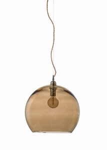 Lampa wisząca Rowan Ø39 cm golden smoke - Ebb&Flow – Lampy Rowan | bihome.pl