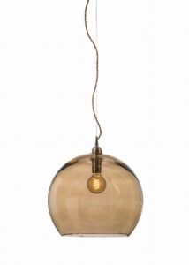 Lampa wisząca Rowan Ø39 cm chestnut brown - Ebb&Flow – Lampy Rowan | bihome.pl