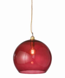 Lampa wisząca Rowan Ø39 cm ruby - Ebb&Flow – Lampy Rowan | bihome.pl
