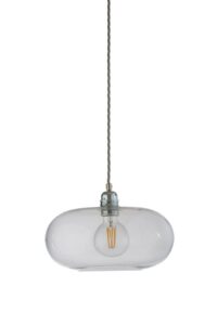 Lampa wisząca Horizon Ø29cm clear & silver - Ebb&Flow – Lampy Horizon | bihome.pl