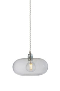 Lampa wisząca Horizon Ø29cm clear & silver - Ebb&Flow – Lampy Horizon | bihome.pl