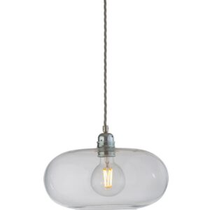 Lampa wisząca Horizon Ø29cm clear & silver - Ebb&Flow – Lampy Horizon | bihome.pl