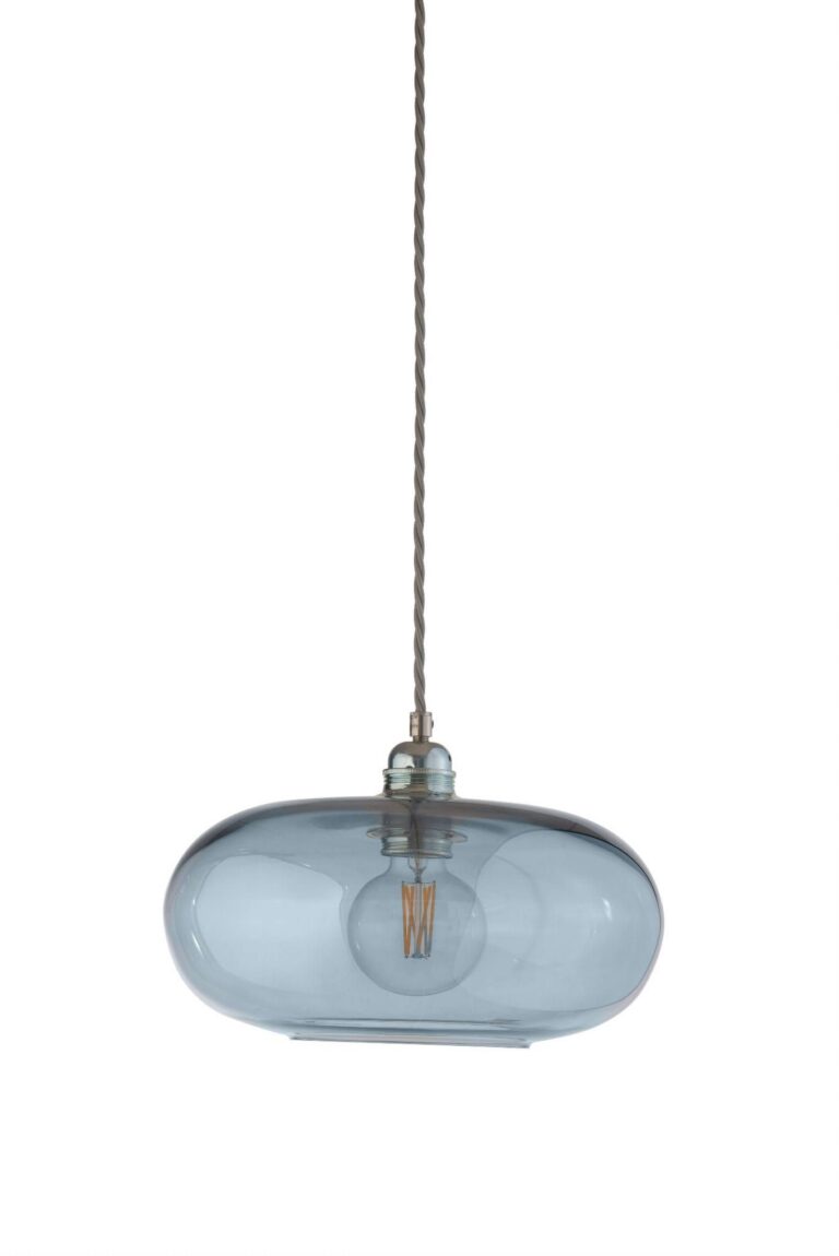 Lampa wisząca Horizon Ø29cm topaz blue - Ebb&flow – Lampy Horizon | bihome.pl