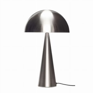 Lampa stołowa Mush ⏀30 niklowa metal Hubsch – Lampy stołowe | bihome.pl