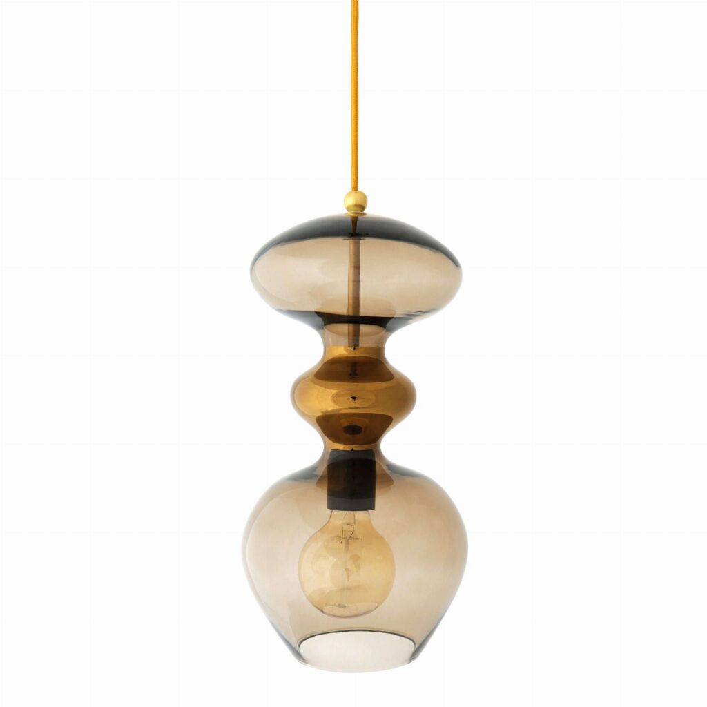 Futura lampa wisząca chestnut brown Ø18 - EBB&FLOW – Lampy wiszące | bihome.pl
