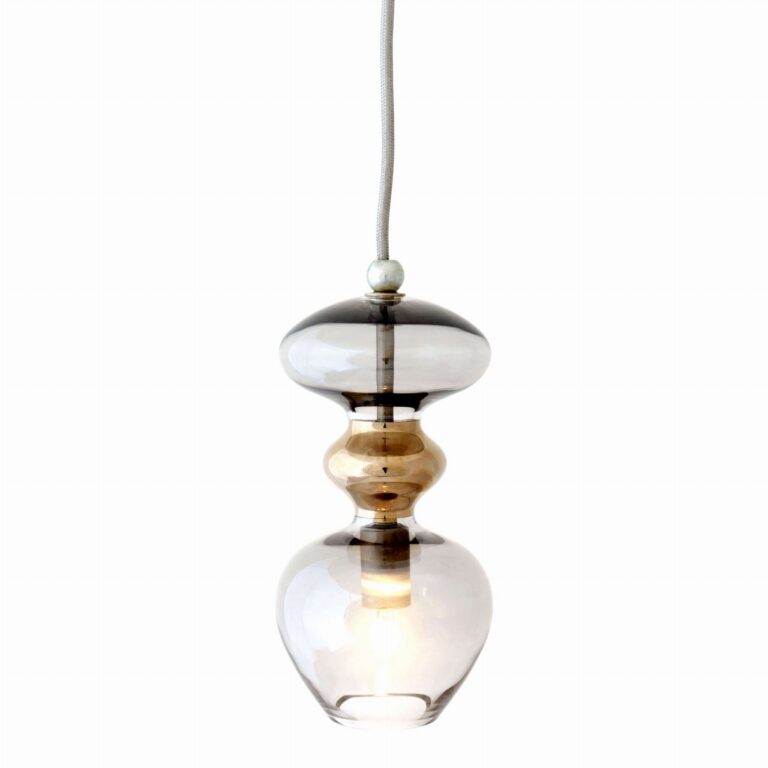 Futura lampa wisząca clear platinium gold Ø18 L - EBB&FLOW – Lampy wiszące | bihome.pl