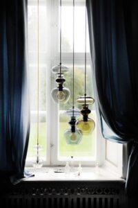 Futura lampa wisząca crystal gold Ø18 L - EBB&FLOW – Lampy wiszące | bihome.pl