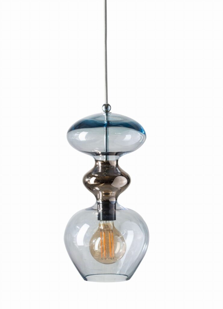 Futura lampa wisząca topaz blue platinum Ø18 - EBB&FLOW – Lampy wiszące | bihome.pl
