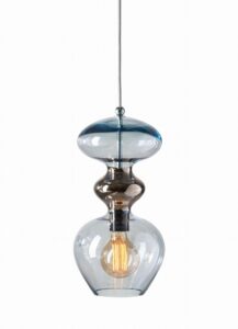 Futura lampa wisząca topaz blue platinum Ø18 - EBB&FLOW – Lampy wiszące | bihome.pl