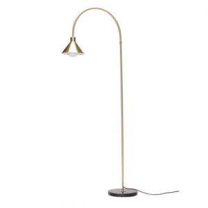 Lampa podłogowa Pipe mosiężna szkło Hubsch – Lampy podłogowe | bihome.pl