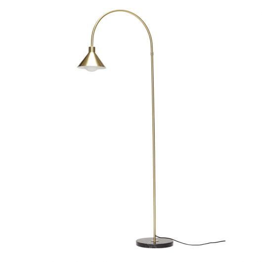 Lampa podłogowa Pipe mosiężna szkło Hubsch – Lampy podłogowe | bihome.pl