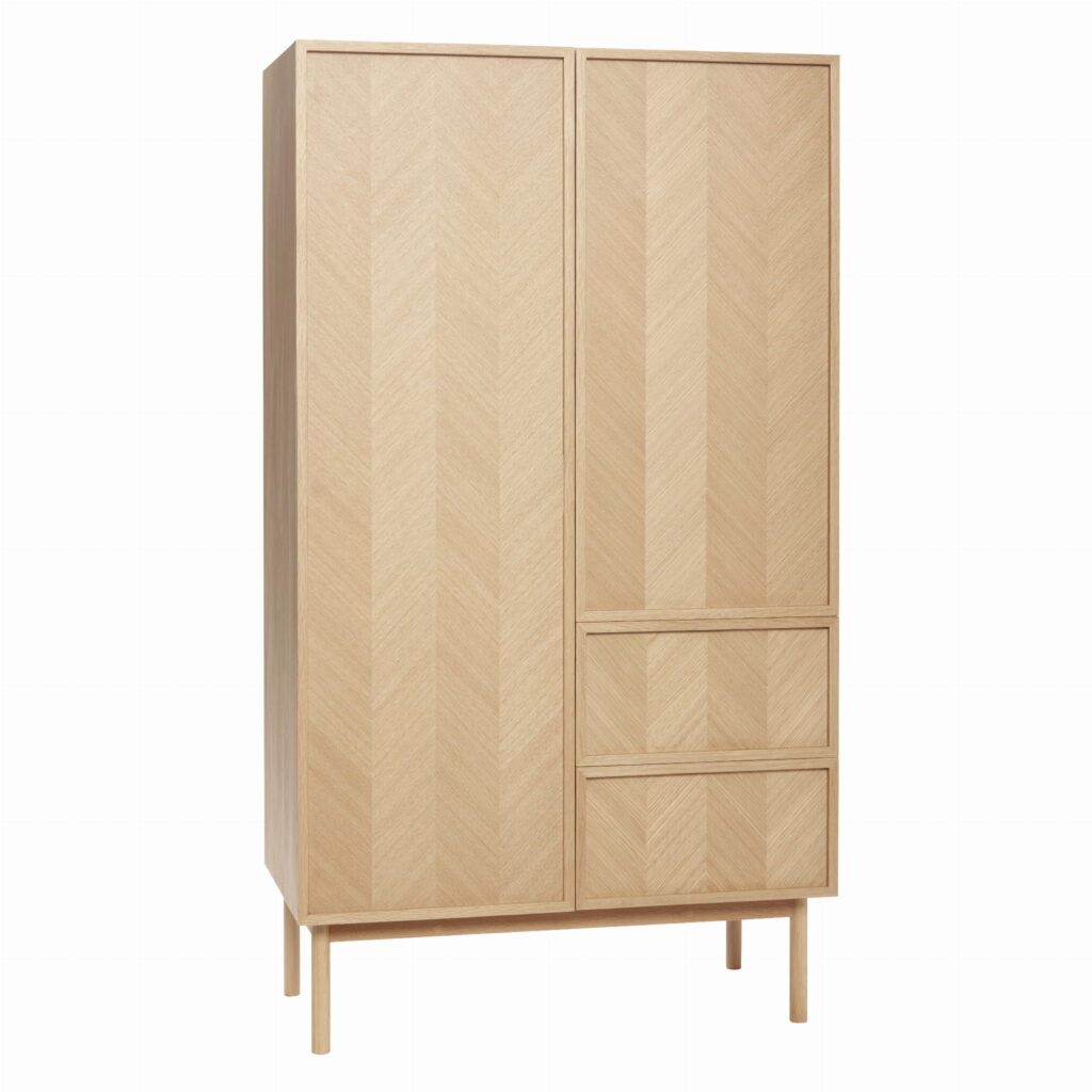 Szafa Herringbone dąb Hubsch – Szafy i szafki | bihome.pl
