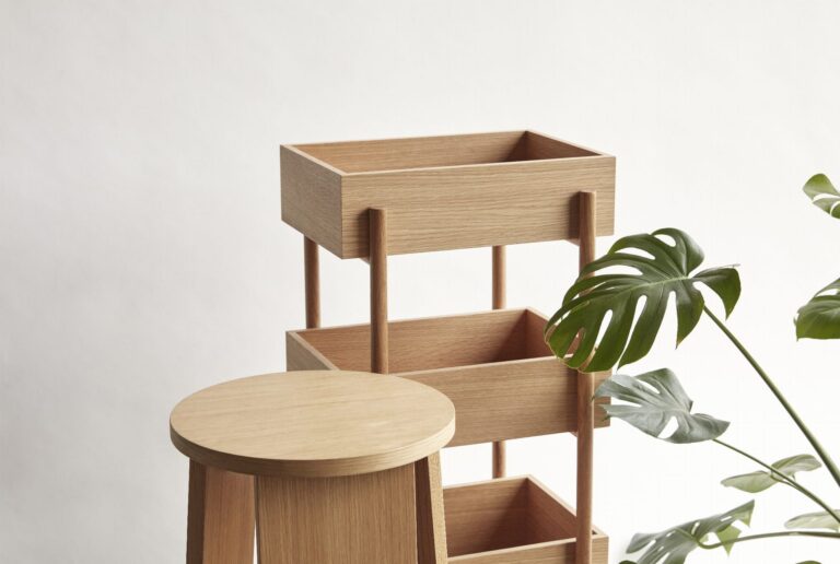Konsola Stack dąb Hubsch – Konsole | bihome.pl