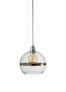 Rowan lampa ścienna clear w silver – Ekskluzywne lampy EBB&FLOW | bihome.pl