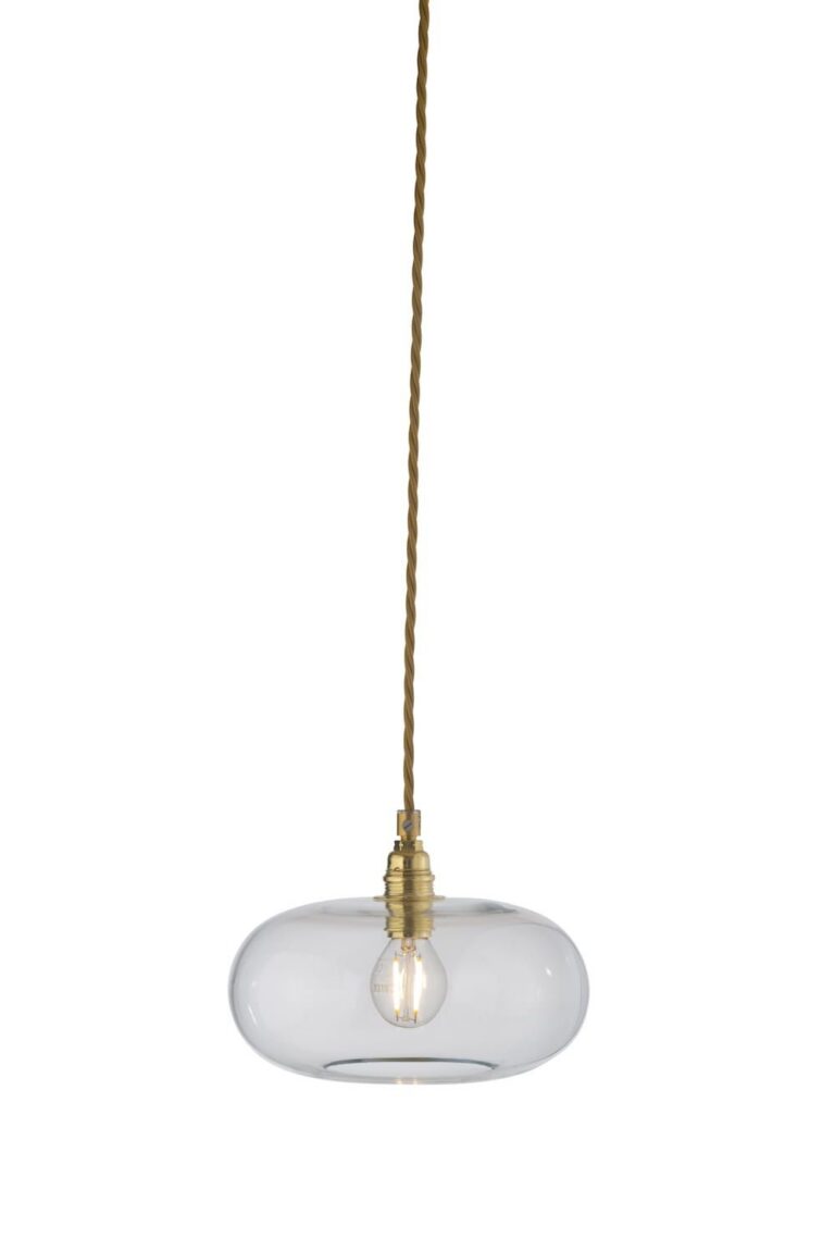 Horizon lampa ścienna śr. 21cm clear w silver – Ekskluzywne lampy EBB&FLOW | bihome.pl